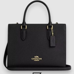 Coach Maggie Small Tote Bag CY668 Black - Image 1
