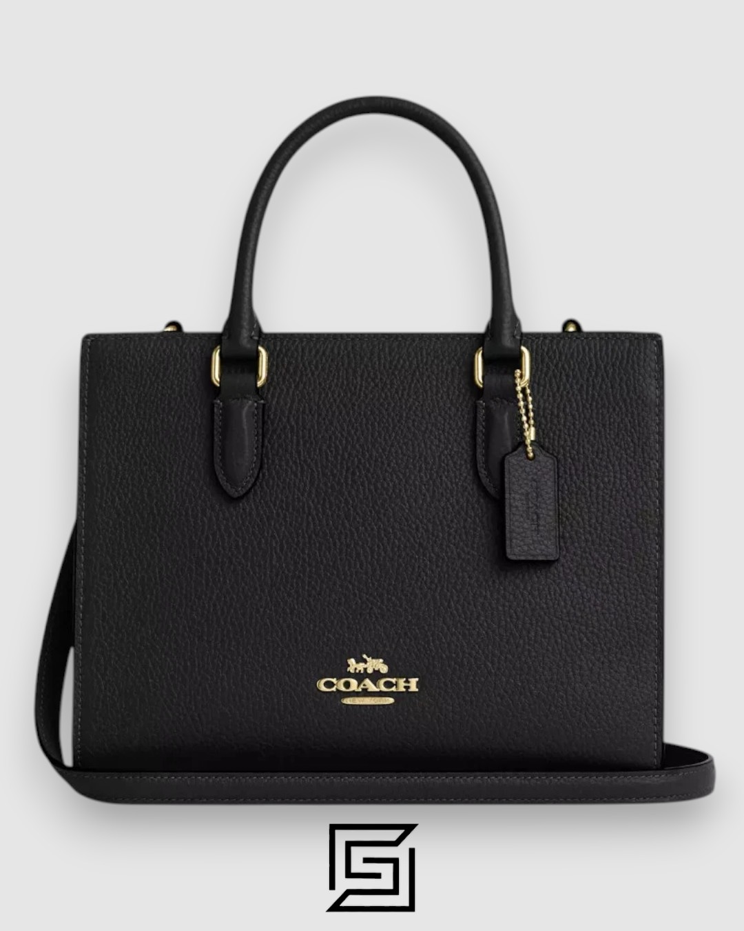 Coach Maggie Small Tote Bag CY668 Black - Image 1