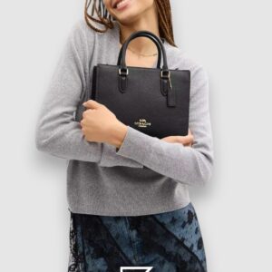 Coach Maggie Small Tote Bag CY668 Black - Image 5
