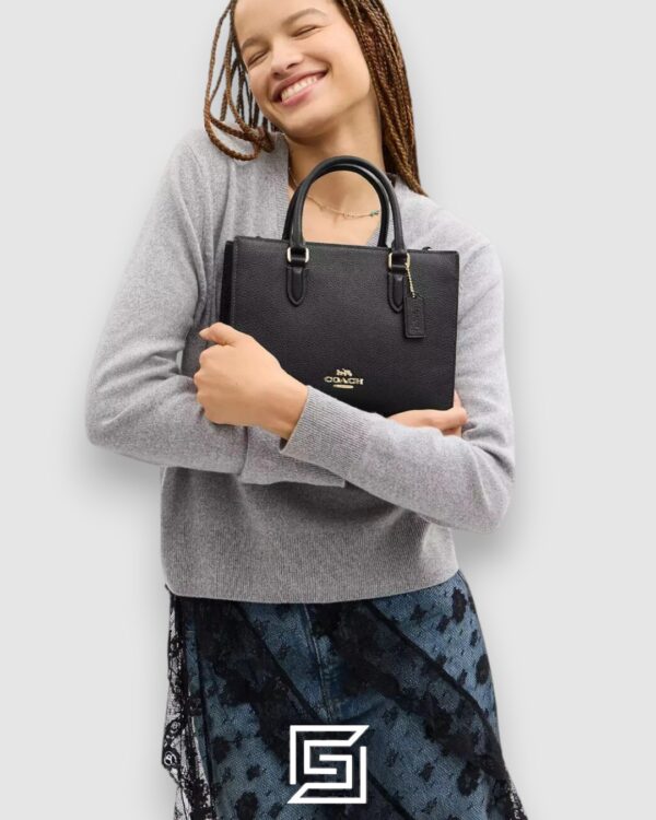 Coach Maggie Small Tote Bag CY668 Black