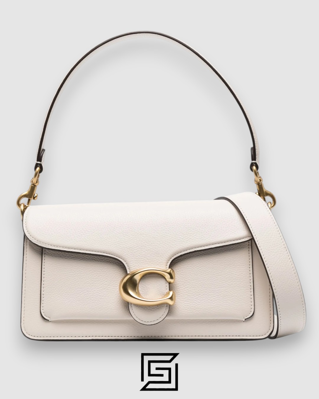 COACH Tabby Shoulder Bag 26 White CH857 - Image 1