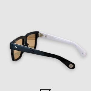 ⁦Jacques Marie Mage TRAMONTO Black Frame With Amber Lenses⁩ - الصورة ⁦5⁩