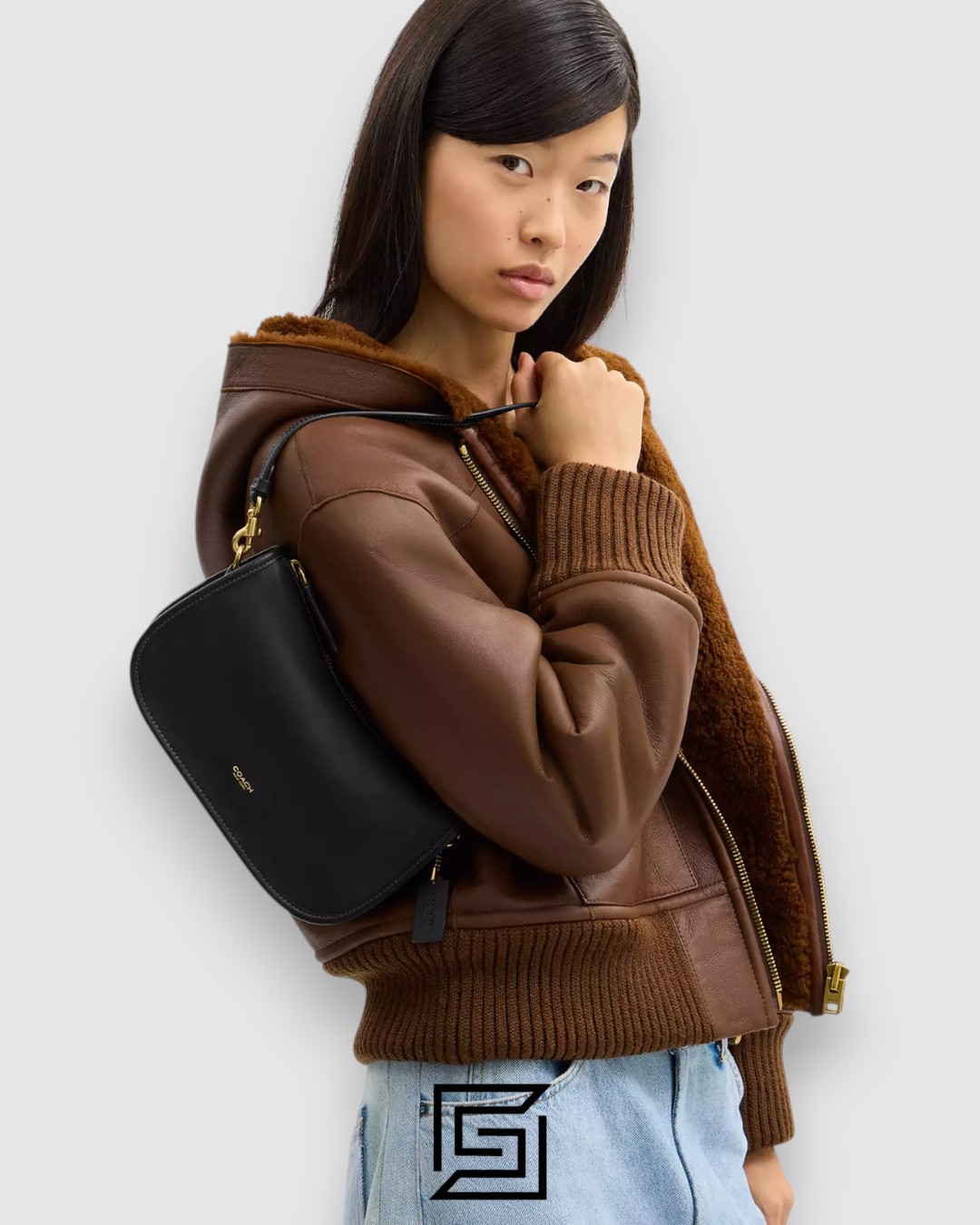 ⁦Coach Waverly Bag in Natural Grain Leather – CCC36⁩ - الصورة ⁦9⁩