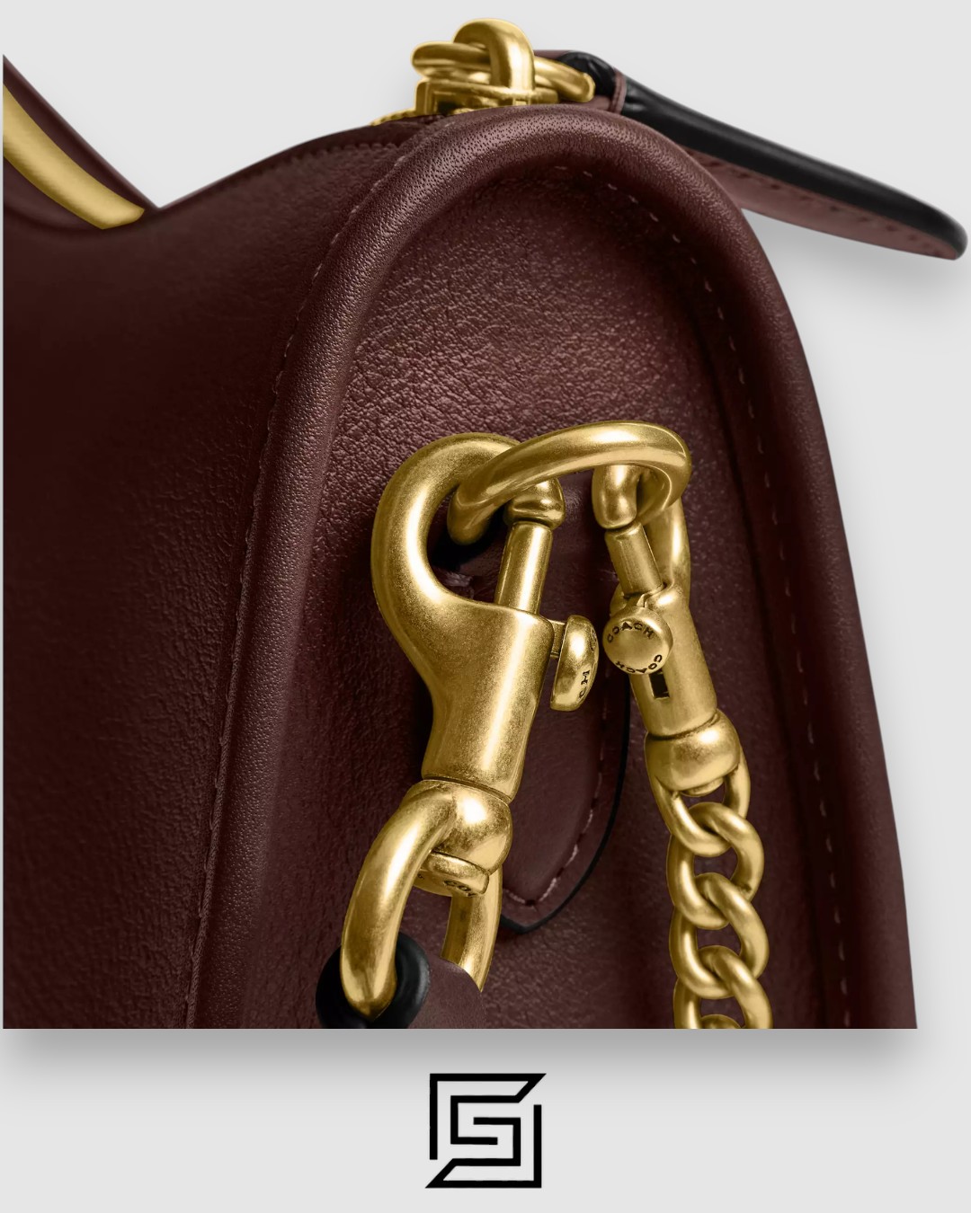 Coach Waverly Bag in Natural Grain Leather Brown – CCC36 - Image 7