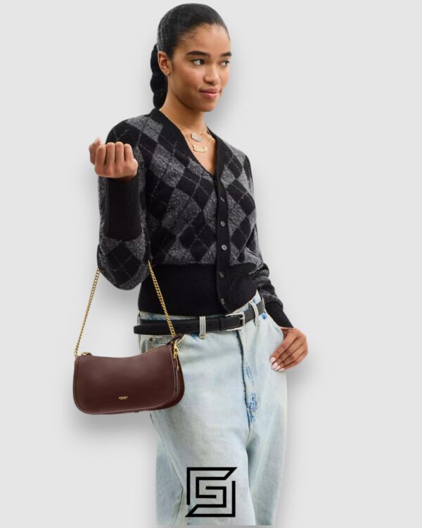 Coach Waverly Bag in Natural Grain Leather Brown – CCC36