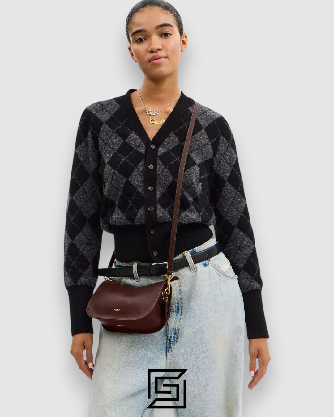 Coach Waverly Bag in Natural Grain Leather Brown – CCC36 - Image 8