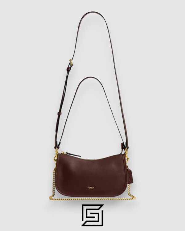 Coach Waverly Bag in Natural Grain Leather Brown – CCC36
