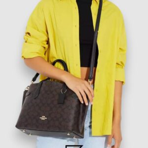 Coach Hanna Shoulder Bag In Signature Canvas Brown CH191 - Image 5