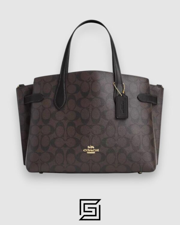 Coach Hanna Shoulder Bag In Signature Canvas Brown CH191