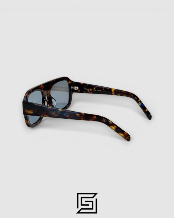 KAIA VS438 Tiger Frame Blue Lenses Sunglasses