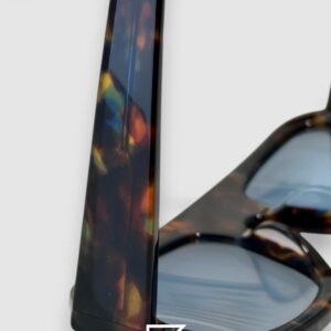 KAIA VS438 Tiger Frame Blue Lenses Sunglasses - Image 4