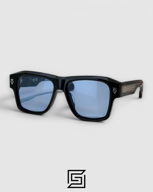 ESTOQUE Black Frame Black Lenses Gold Arm