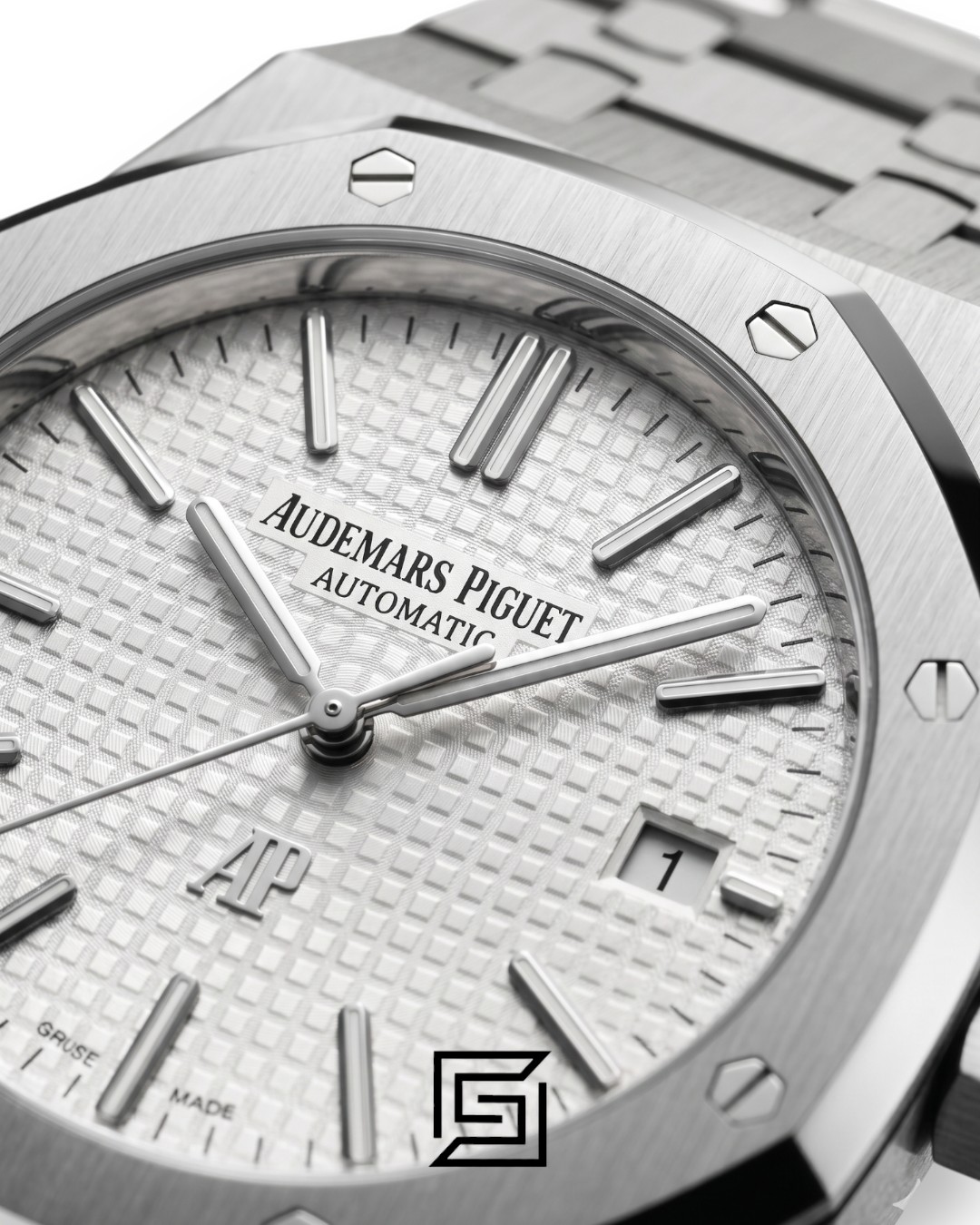 Royal Oak WF0851 Automatic Stainless Steel 316 with White Flat Tapisserie Dial - Image 2