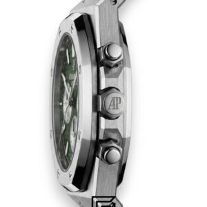 Royal Oak WF0851 Chronograph Green Tapisserie Silver Dial – Stainless Steel - Image 3
