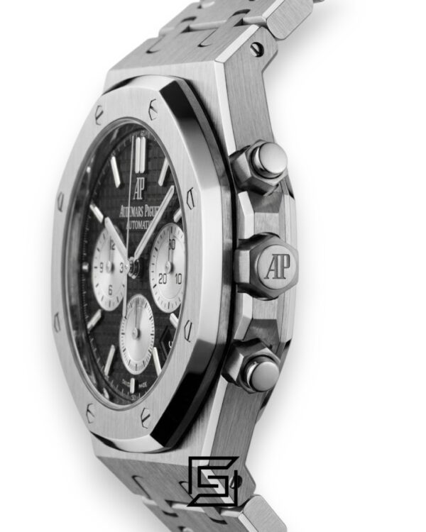 Royal Oak WF0851 Chronograph Black Tapisserie Silver Dial – Stainless Steel