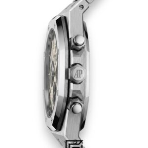 Royal Oak WF0851 Chronograph White Tapisserie Black Dial – Stainless Steel - Image 3