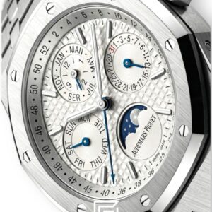 ⁦Royal Oak WF0851 Automatic Stainless Steel 316 Perpetual Calendar White Dial⁩ - الصورة ⁦2⁩