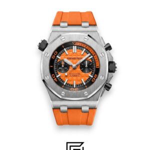 Royal Oak OffShore WF0851 Quartz 2 Counters Rubber Orange - Image 1