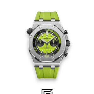 Royal Oak OffShore WF0851 Quartz 2 Counters Rubber Green - Image 1