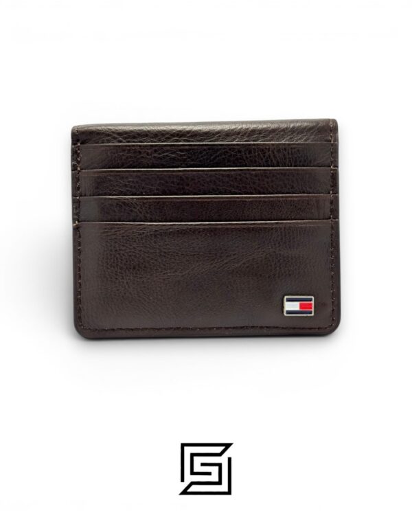 Tommy Hilfiger 3008-1 Pocket  Credit Card Magnetic Holder Brown