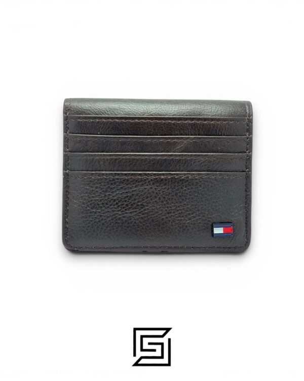 Tommy Hilfiger 3009-1 Pocket Credit Card Magnetic Holder Brown
