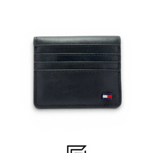 Tommy Hilfiger 3009-1 Pocket  Credit Card Magnetic Holder Black - Image 1