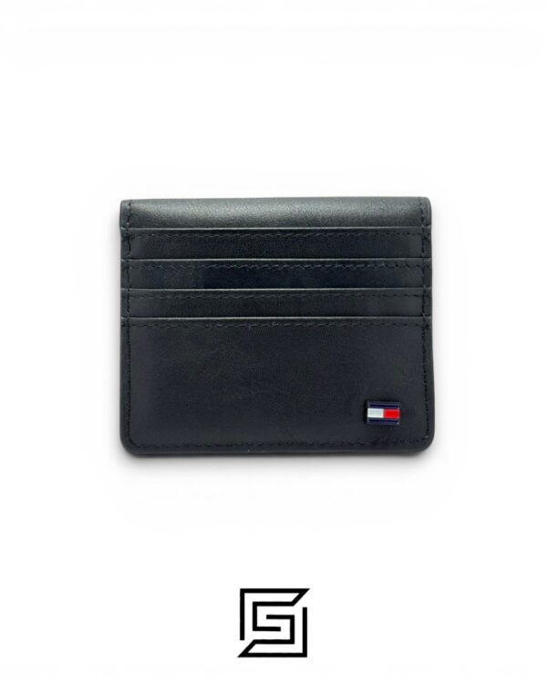 Tommy Hilfiger 3009-1 Pocket  Credit Card Magnetic Holder Black