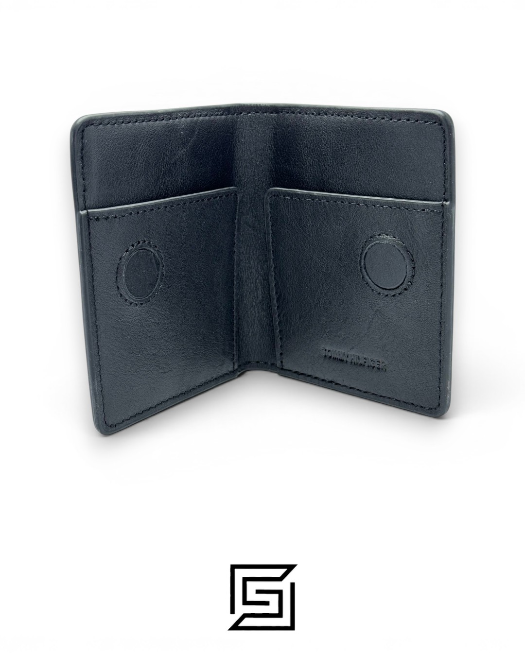 Tommy Hilfiger 3009-1 Pocket  Credit Card Magnetic Holder Black - Image 2