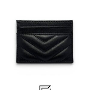 YSL 50085 Credit Card Magnetic Holder Black - Image 2